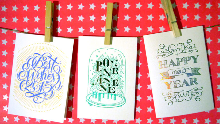 Letterpress de Paris cards