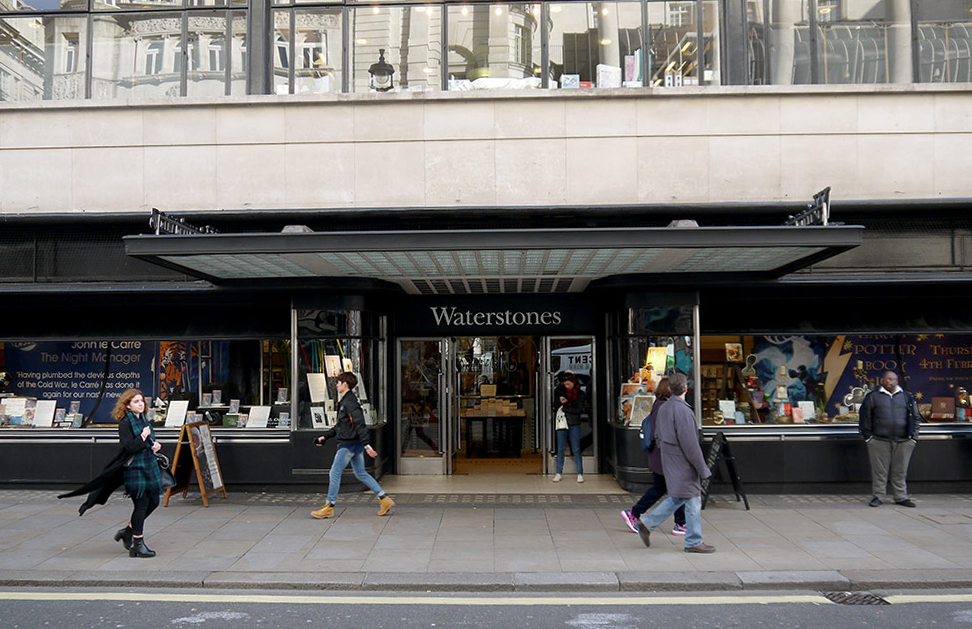 Waterstones, iconic bookshop in London