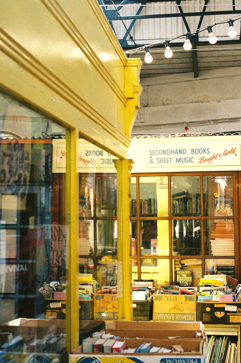 Secondhand books at St Nicholas market, Bristol